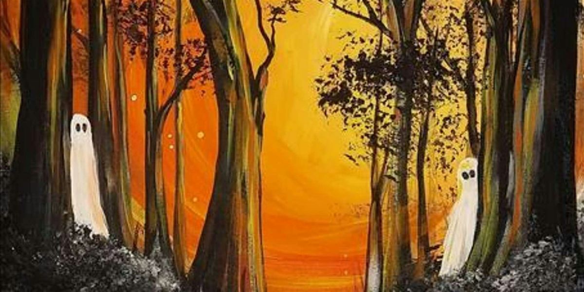 Autumn's Ghosts - Paint and Sip by Classpop!\u2122