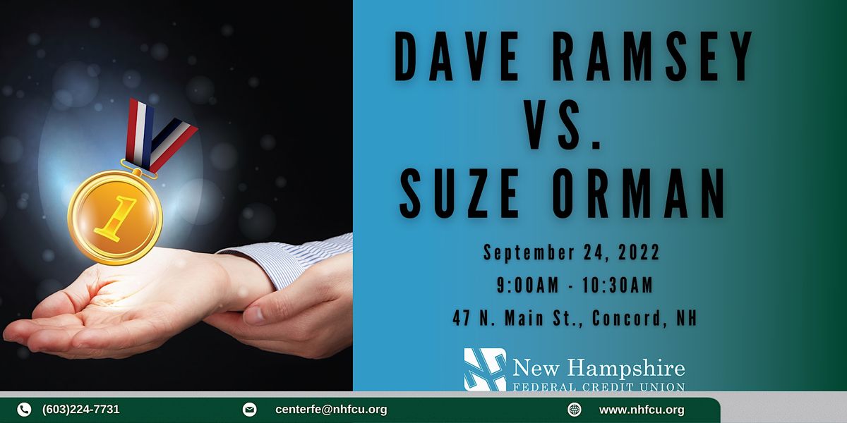 Dave Ramsey vs Suze Orman