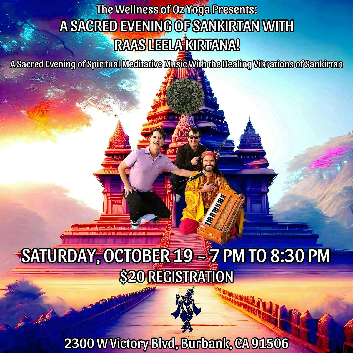 A SACRED EVENING OF SANKIRTAN WITH RAAS LEELA KIRTANA!