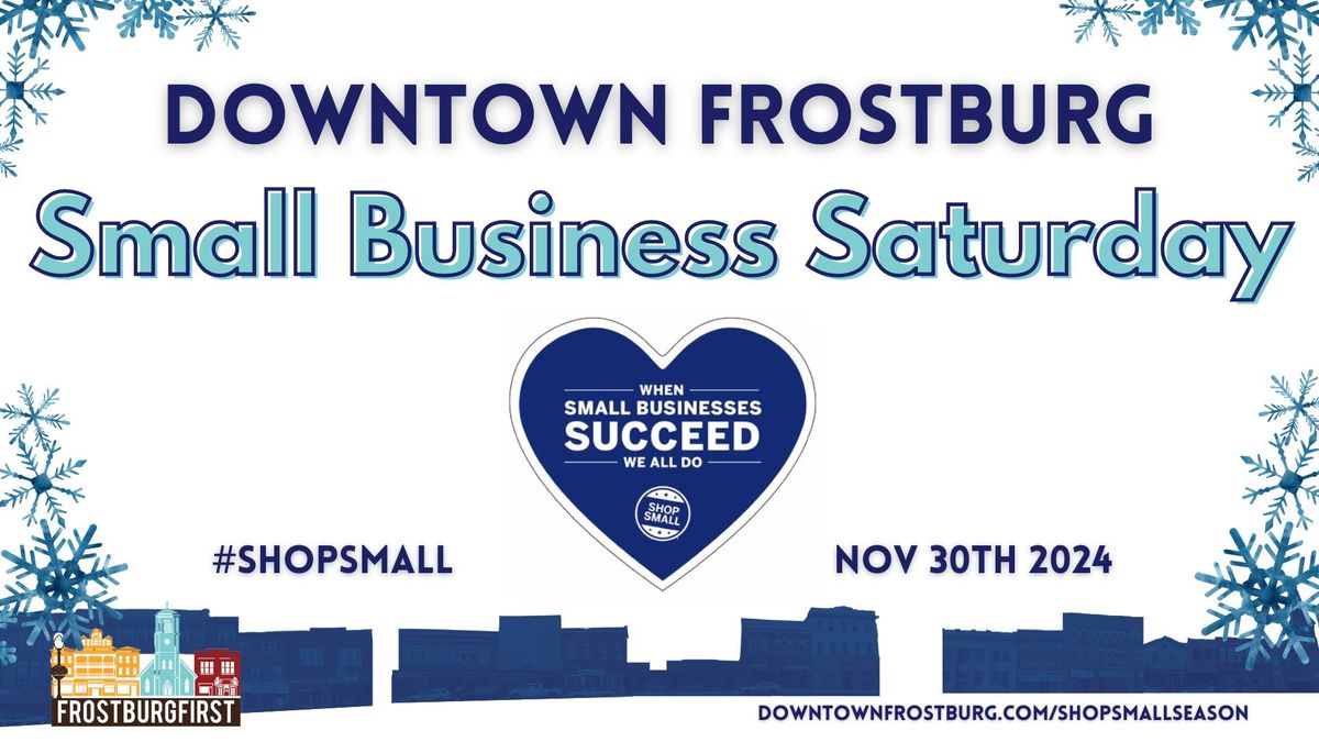 Frostburg Small Business Saturday 2024