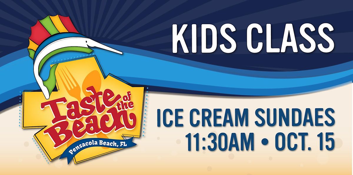 Crab's Little Chefs Cooking Class - Ice Cream Sundaes with Chef Jere Doyle