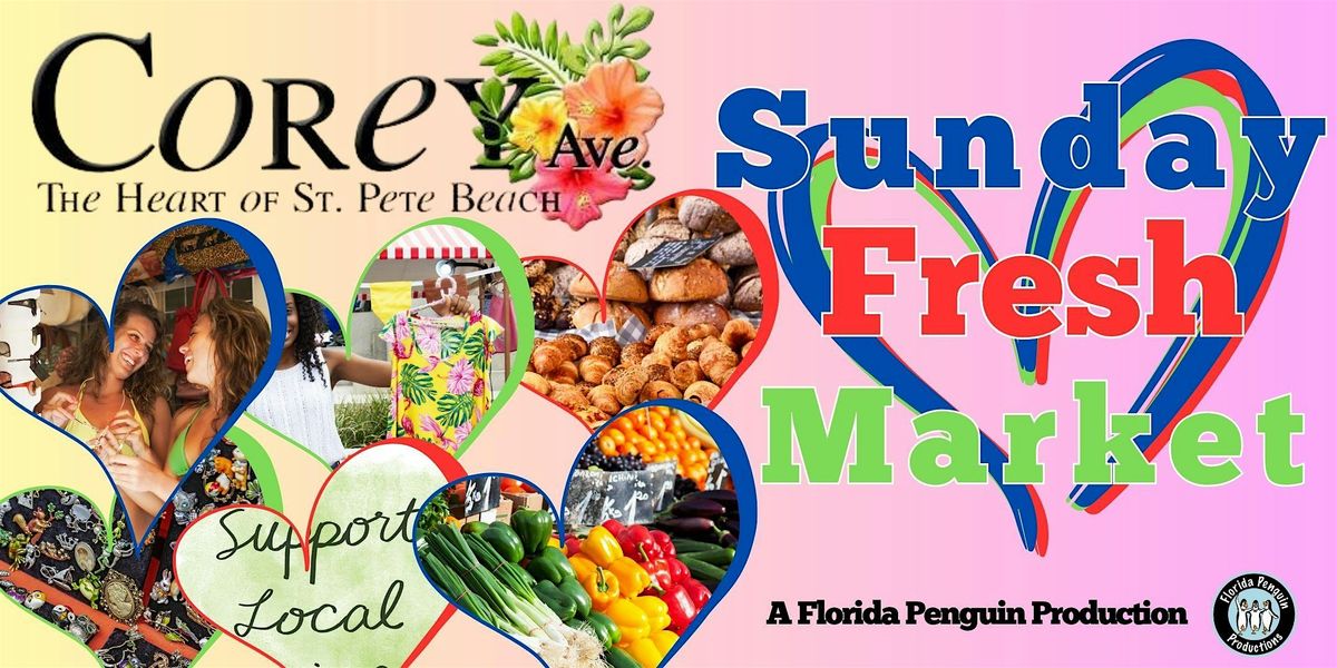 Corey Ave Sunday Fresh Market on St. Pete Beach