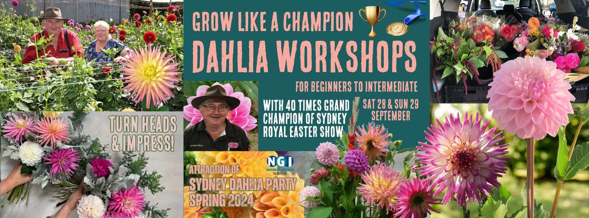 Grow Like a Champion Dahlia Workshops