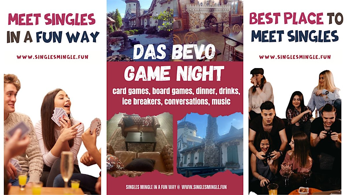 Singles Game Night at Das Bevo, The Best Place to Meet Singles in St. Louis