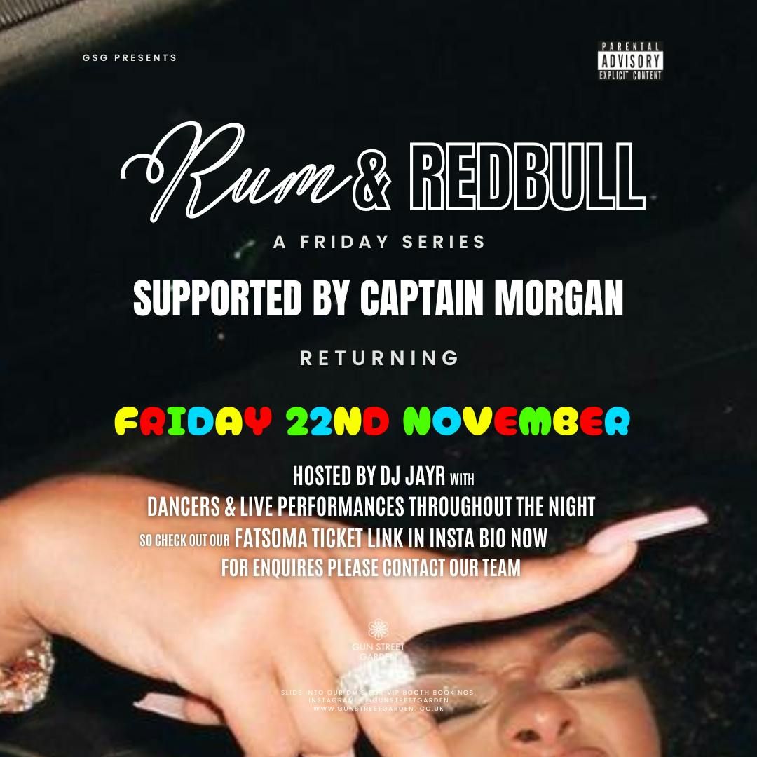 GSG Presents... RUM AND REDBULL \ud83e\udd64