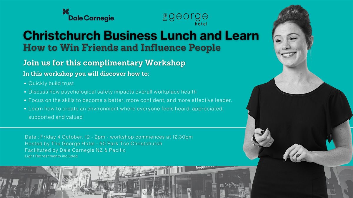 Christchurch Business Lunch and Learn