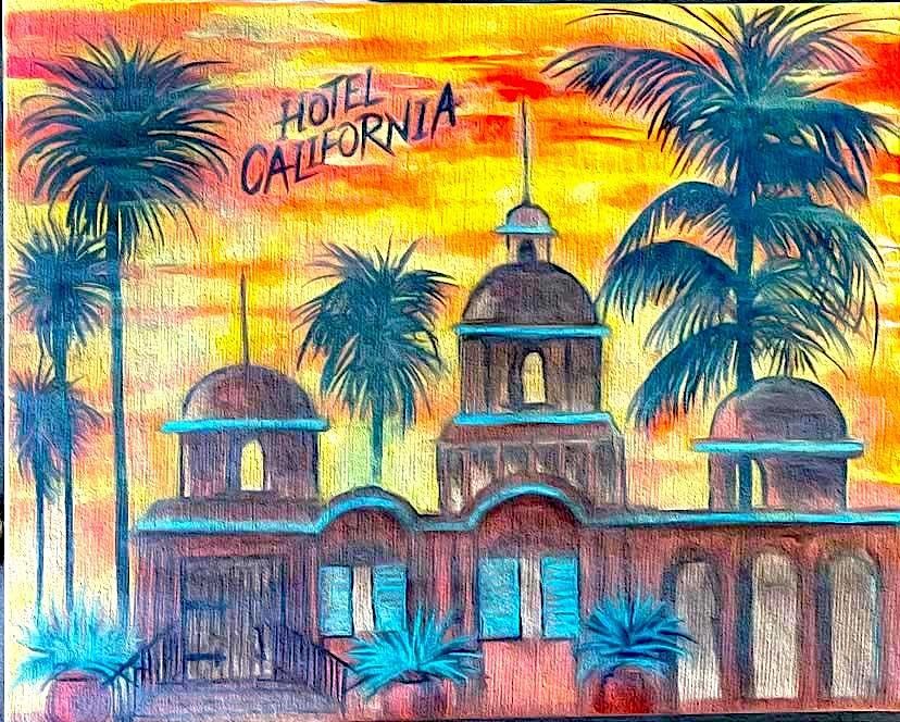 Hotel California Paint and Sip