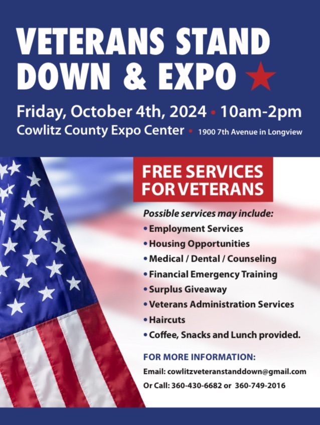 Cowlitz County Veteran Stand Down 