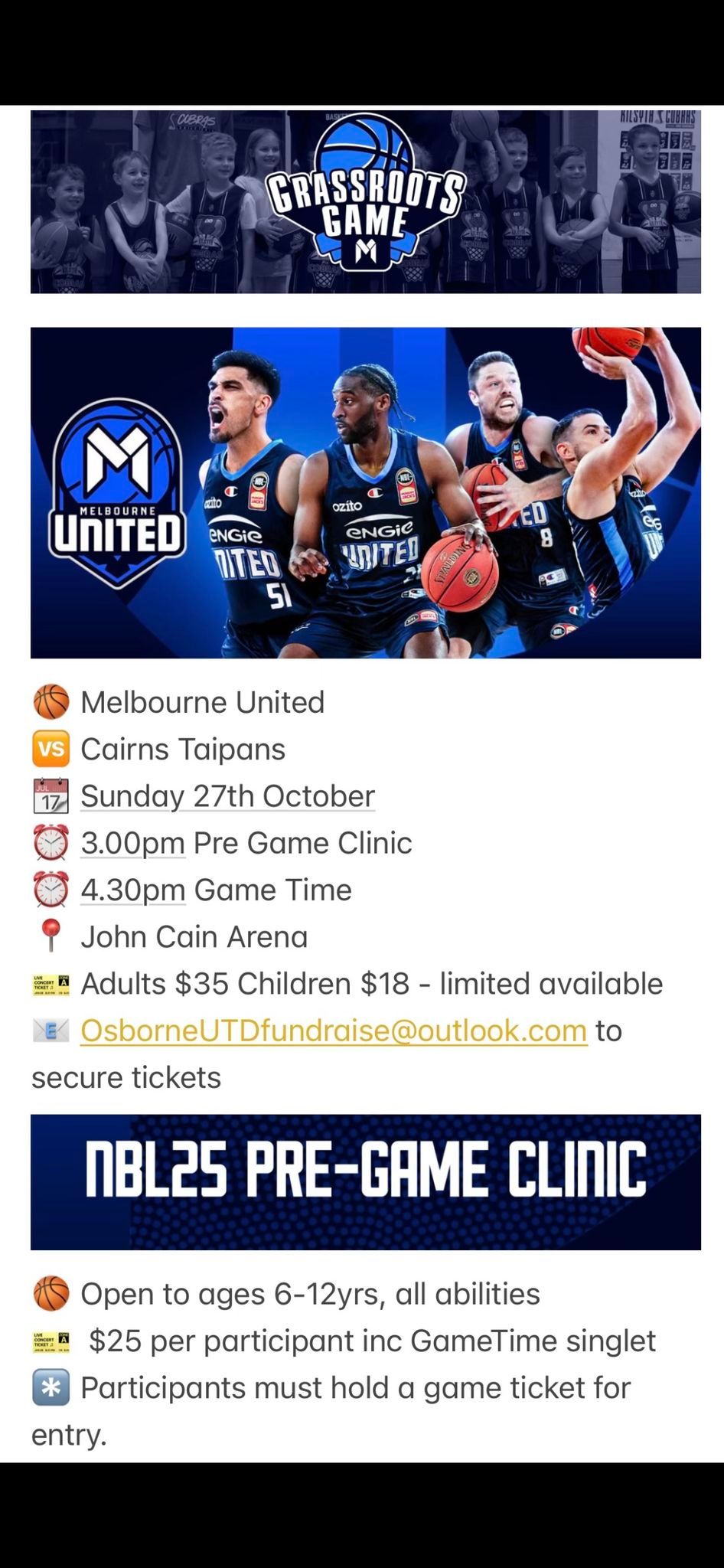 Osborne United at Melbourne United