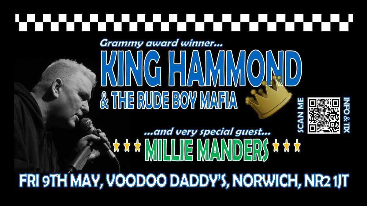 King Hammond & The Rude Boy Mafia + Millie Manders at Voodoo Daddy\u2019s, Norwich