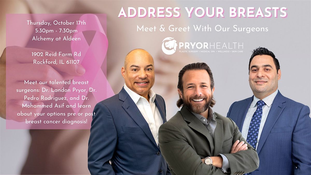 Breast Cancer Awareness Month: Surgeon Meet & Greet