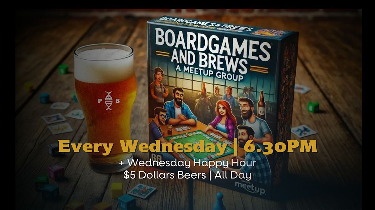 Board Games + Brews | Every Wednesday