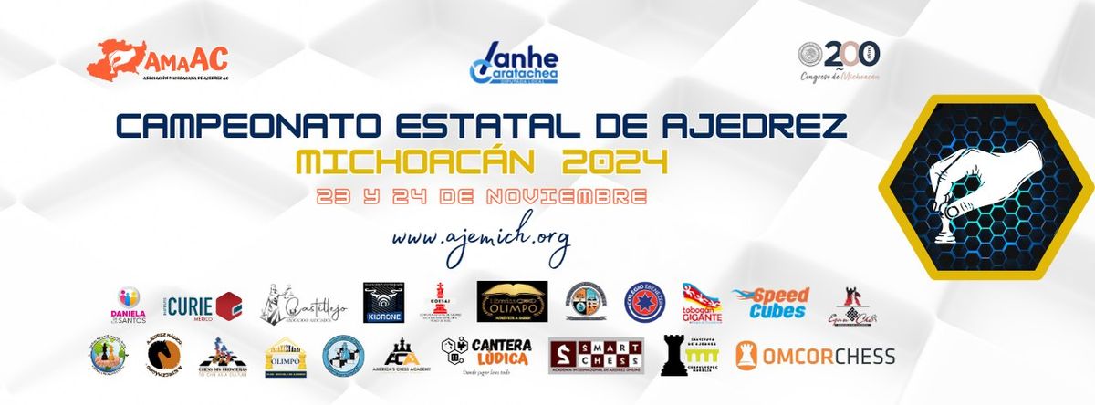 Campeonato Estatal de Ajedrez "Michoac\u00e1n 2024"