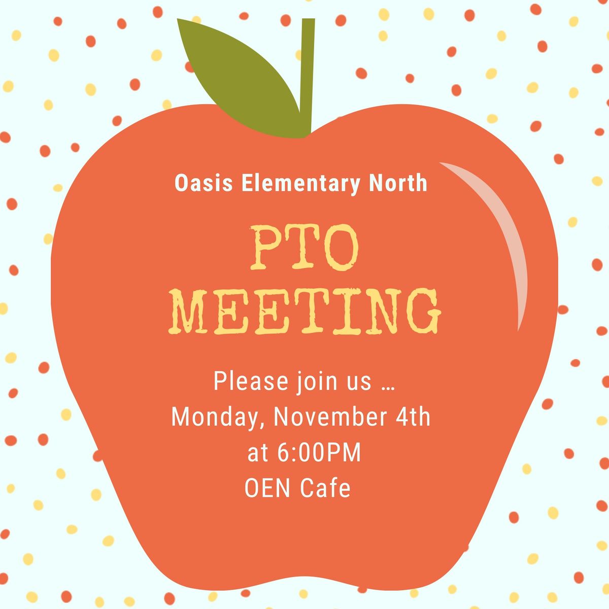 OEN PTO Meeting