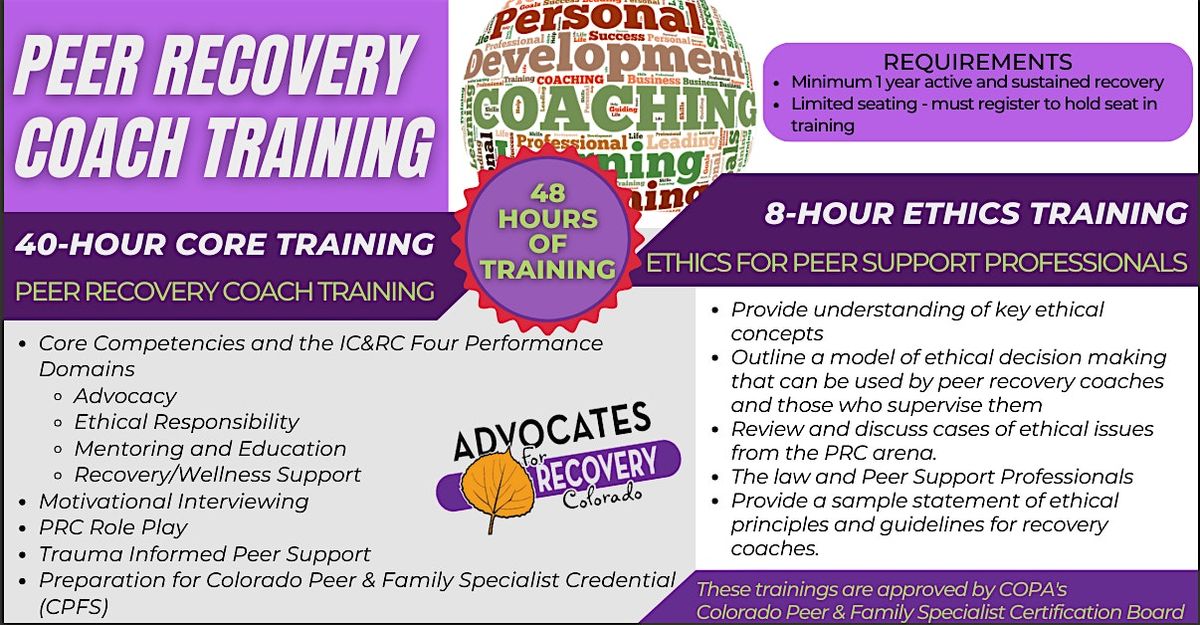 Peer Recovery Coach Training