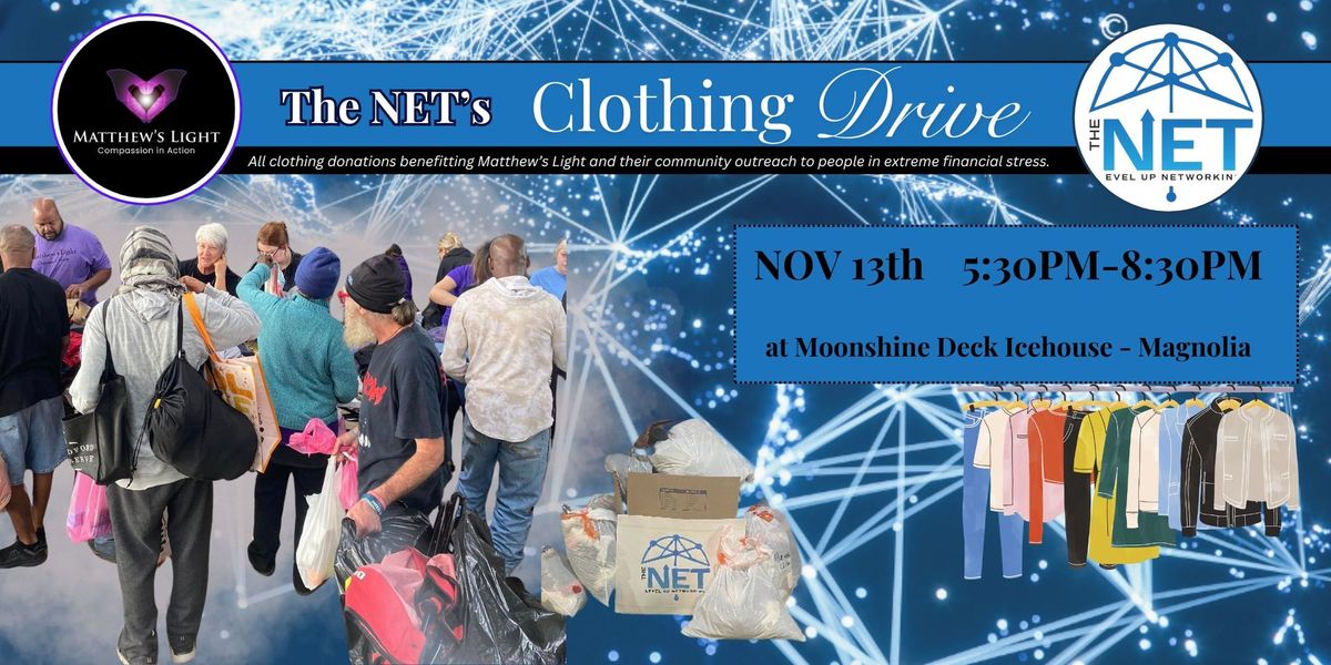 The NET's Clothing Drive Benefitting Matthew's Light