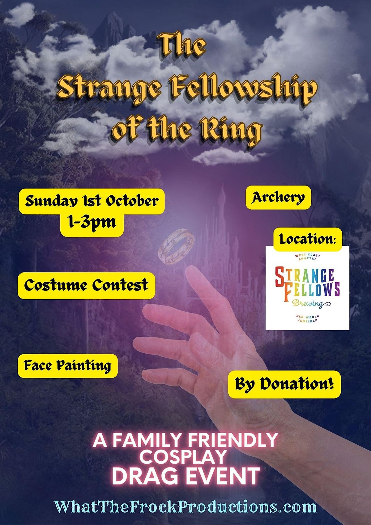 The Strange Fellowship of the Ring - A Cosplay Family-Friendly Drag Event