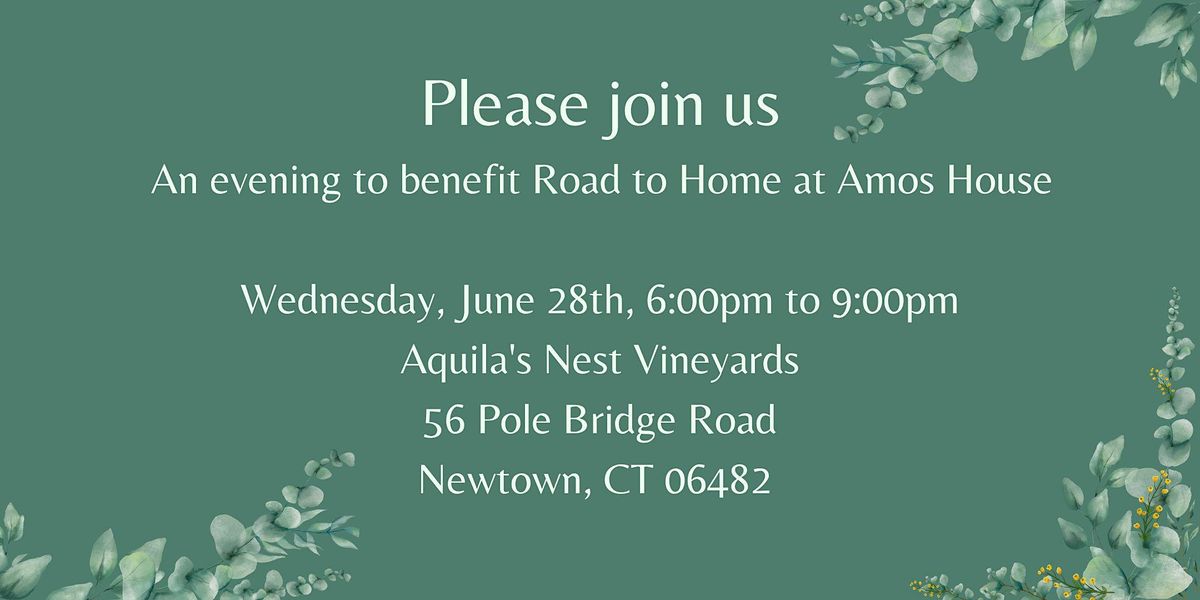 Road to Home at Amos House Cocktail Party Fundraiser, Aquila's Nest