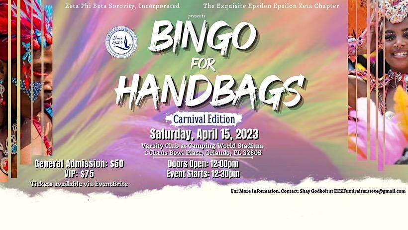 Bingo for Handbags: Carnival Edition