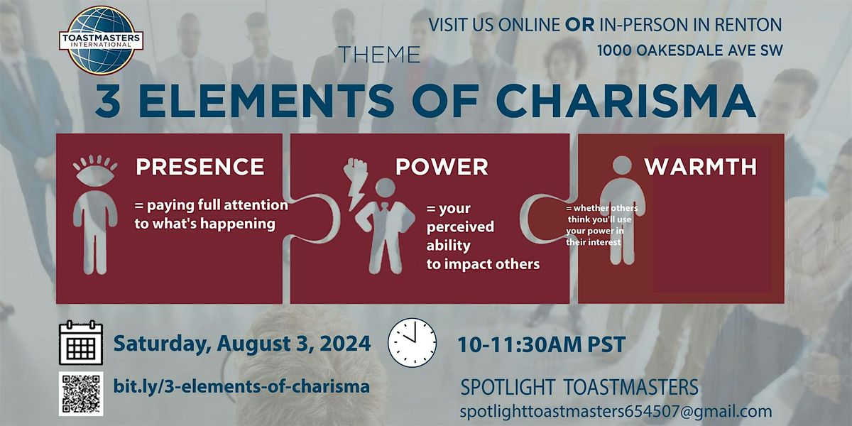 3 Elements of Charisma