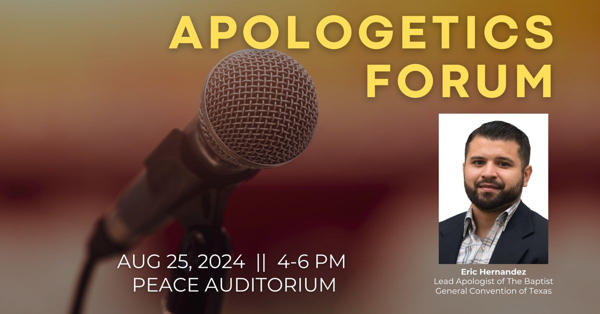 Apologetics Forum