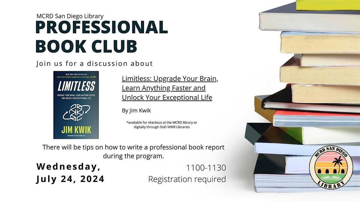 MCRD San Diego Library  Professional Book Club