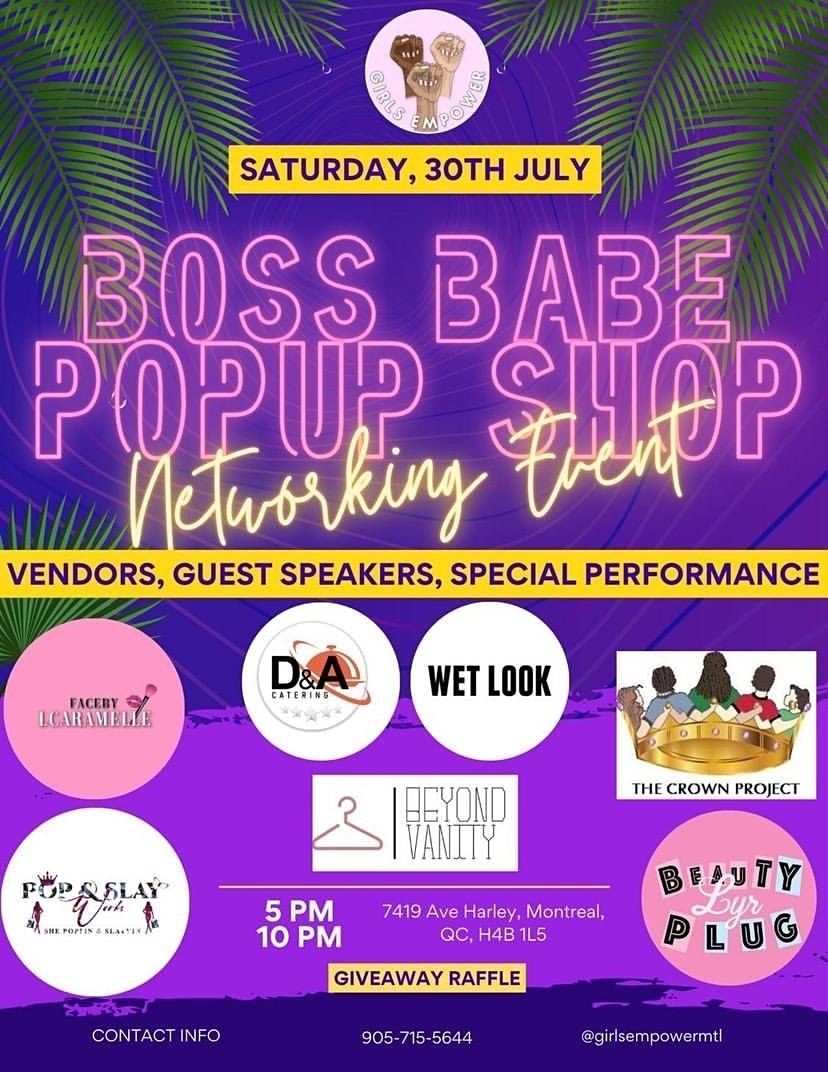 BOSS BABE POPUP NETWORKING EVENT