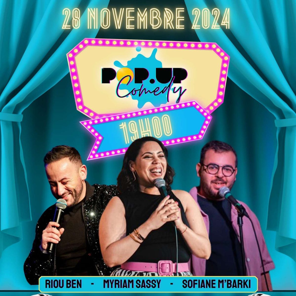 POP-UP COMEDY | Plateau d'humour