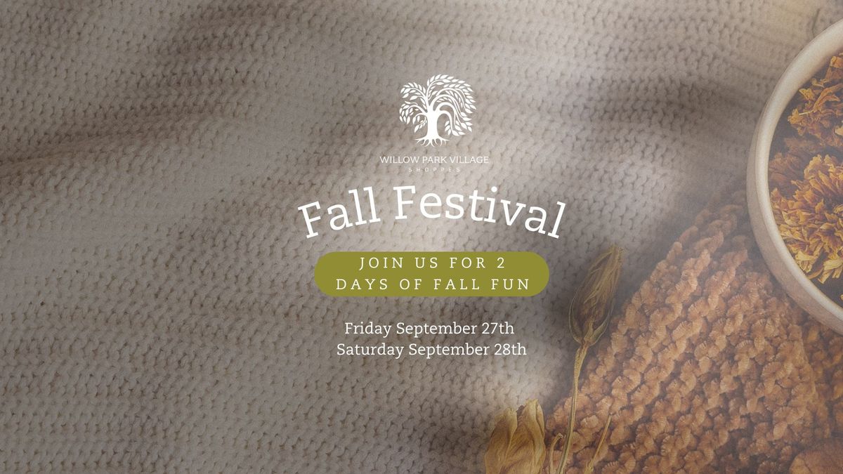 Fall Festival: Willow Park Village