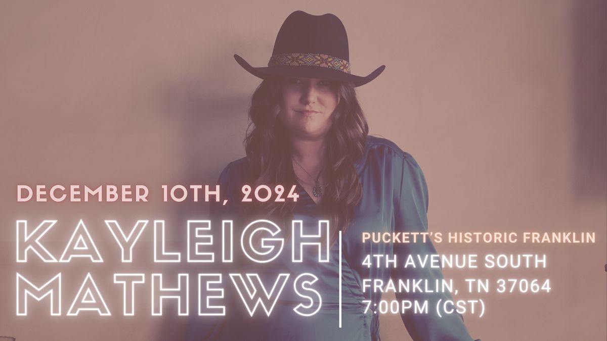 Kayleigh Mathews Live @ Puckett's Franklin