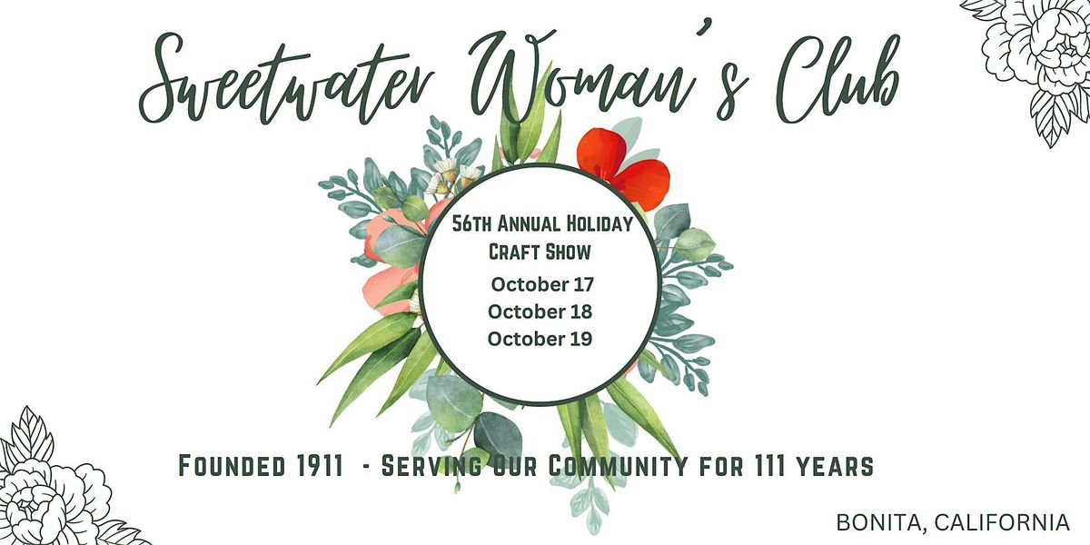 Sweetwater Woman's Club 56th Annual Bonita Holiday Craft Show - THREE DAYS