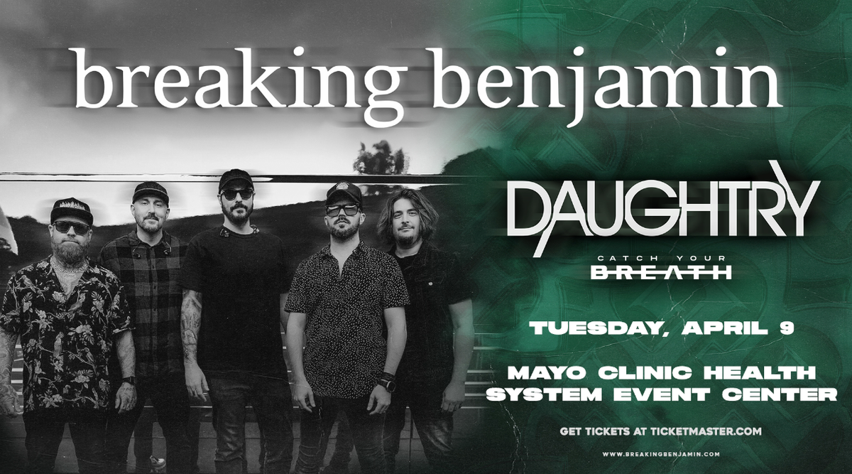 Breaking Benjamin at Nugget Event Center