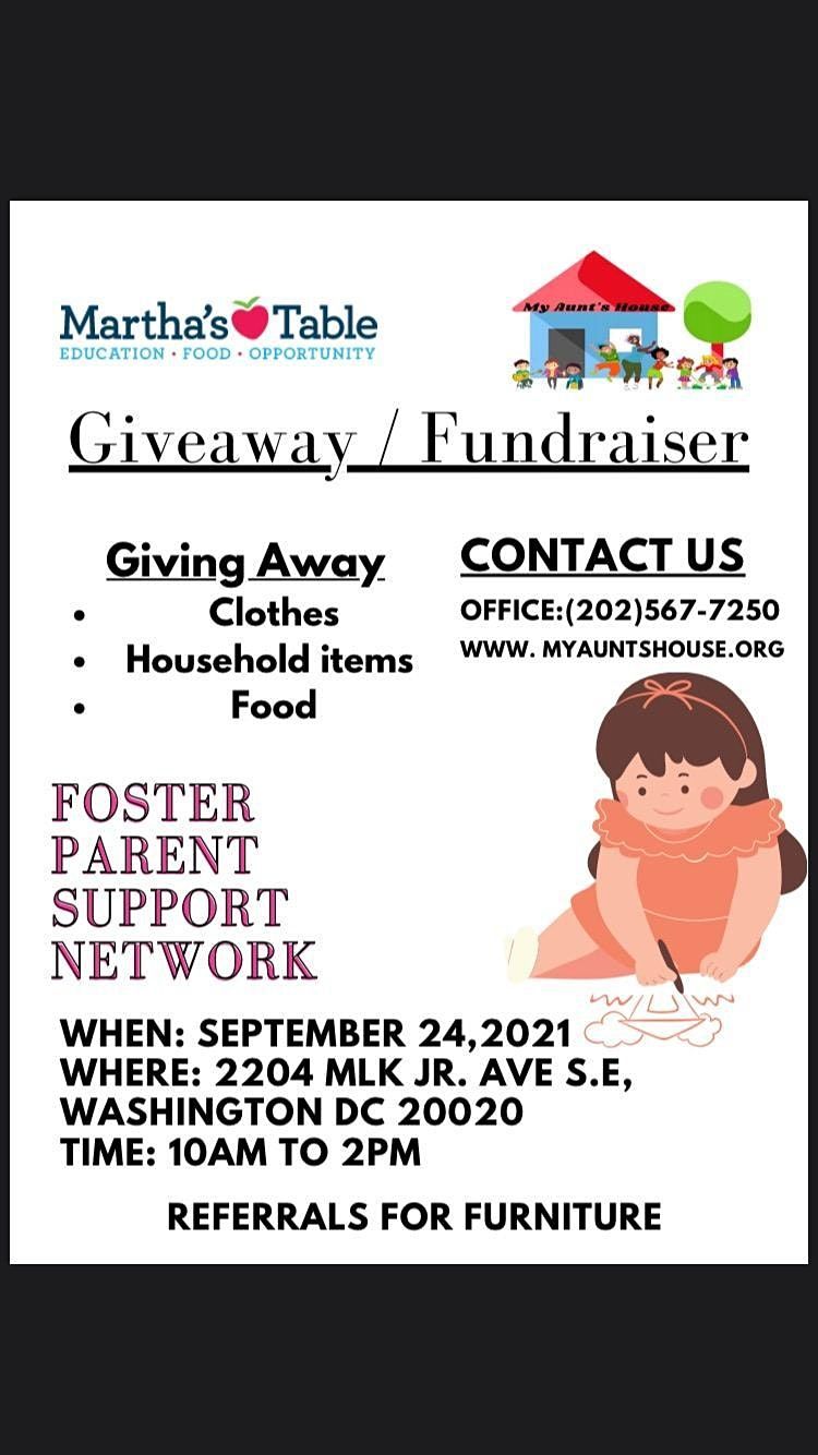 My Aunt's House(MAH) Foster parent support networking Event!