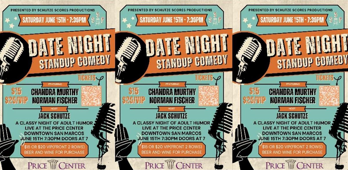 Date Night Standup Comedy At The Price Center