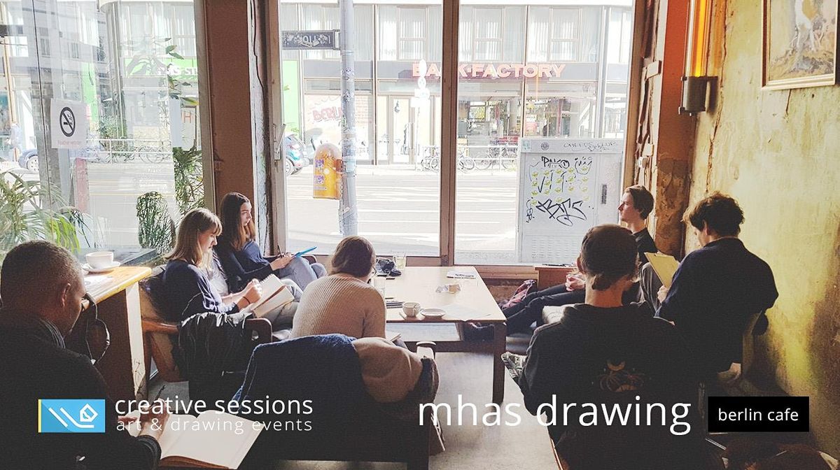 MHAS Drawing [#43] Berlin Cafe at Oberholz