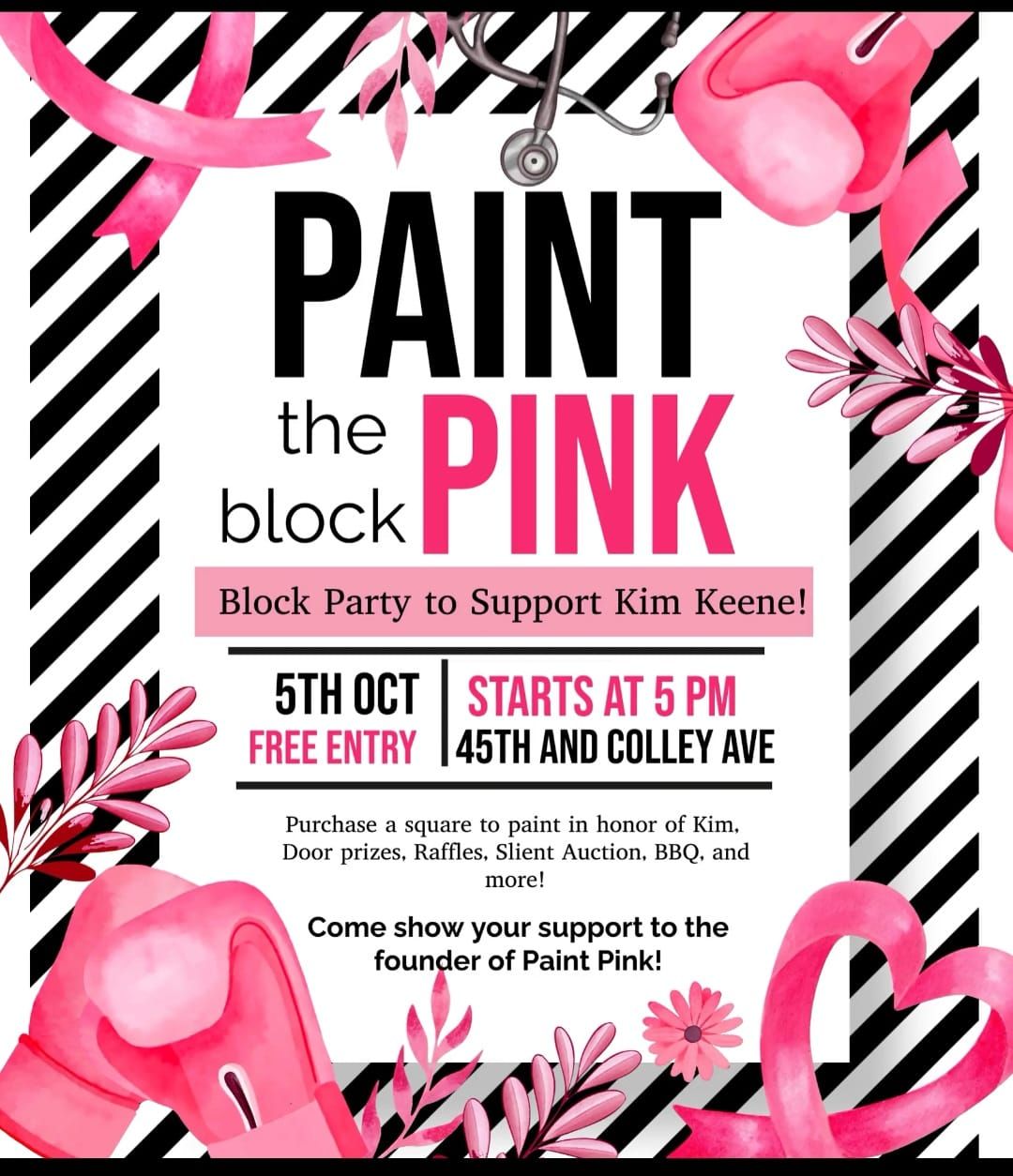 Paint the block Pink!