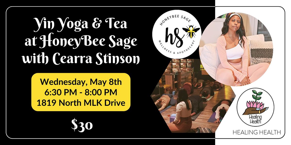 Yin Yoga + Tea at HoneyBee Sage with Cearra Stinson (5\/8)