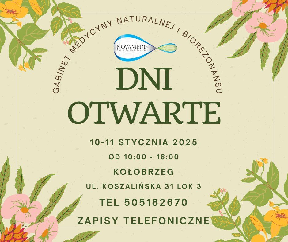 Dni otwarte Gabinetu Medycyny Naturalnej i Biorezonansu