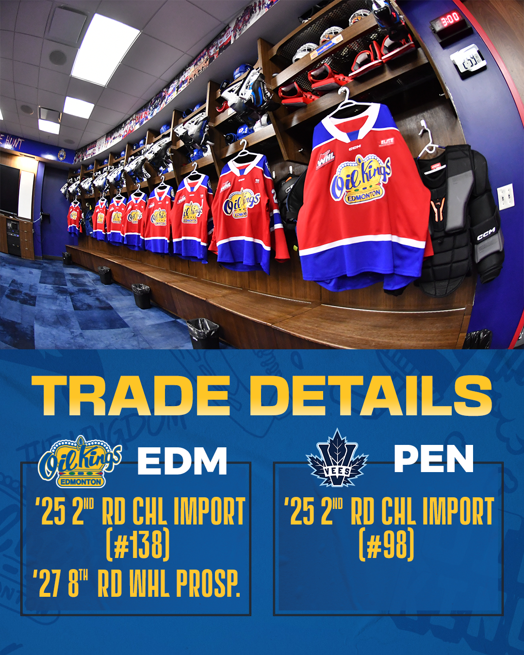 Edmonton Oil Kings at Penticton Vees at South Okanagan Events Centre