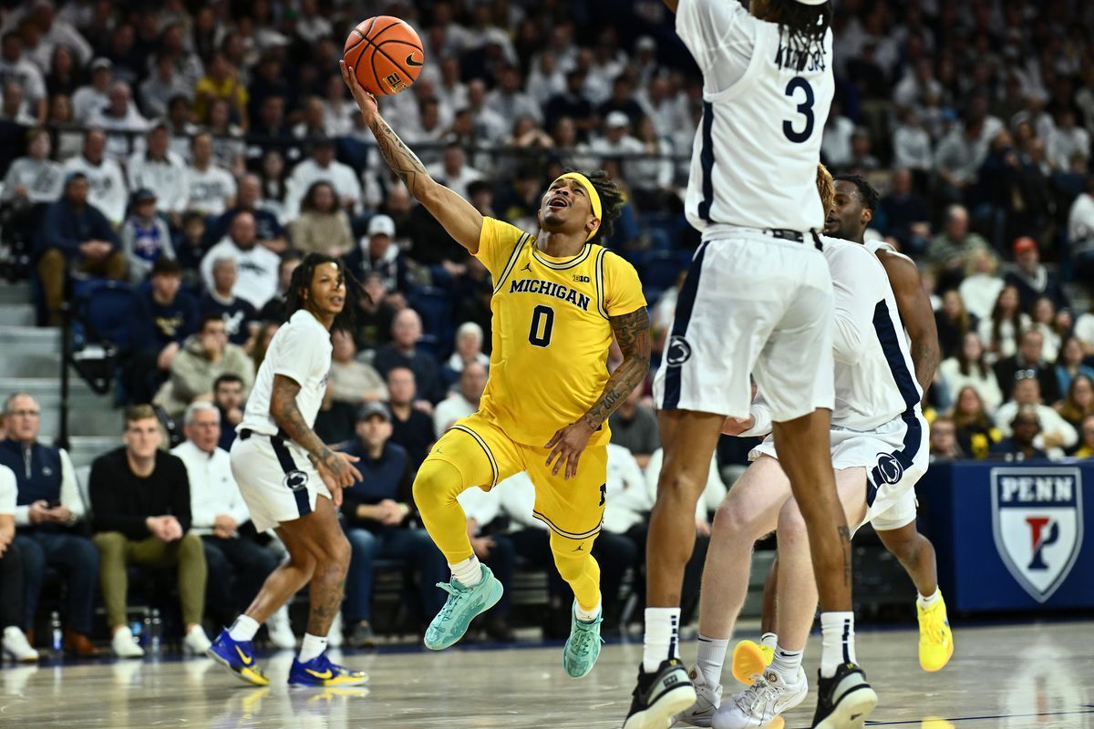 Penn State Nittany Lions at Michigan Wolverines Mens Basketball at Crisler Center