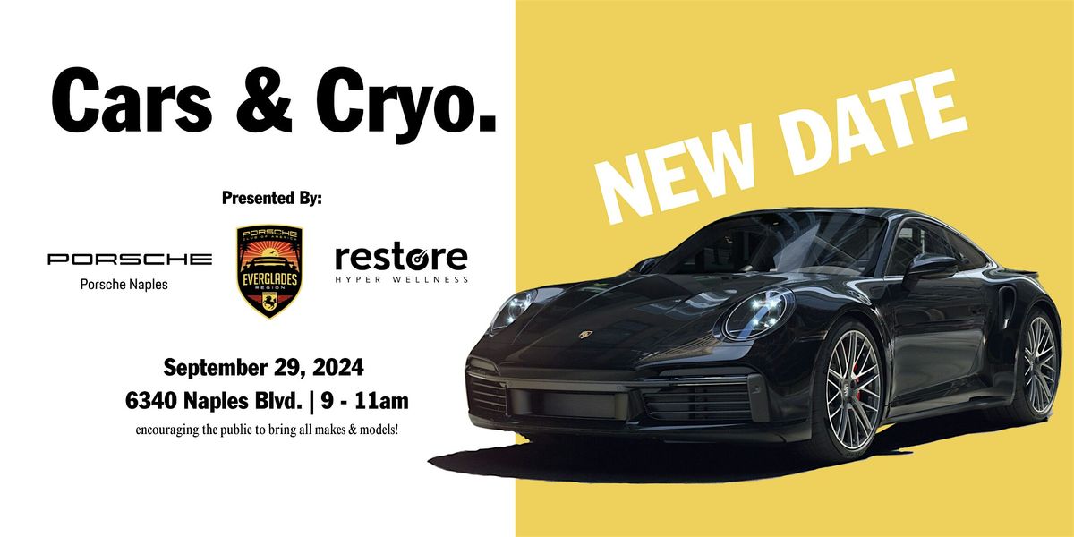 Cars & Cryo - NEW DATE