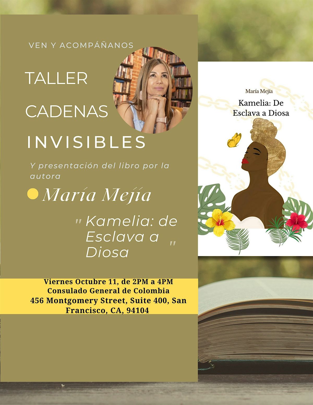 Taller y Firma de Libro: "Rompiendo las Cadenas Invisibles"