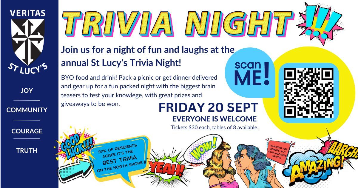 St Lucy's Trivia Night Fundraiser