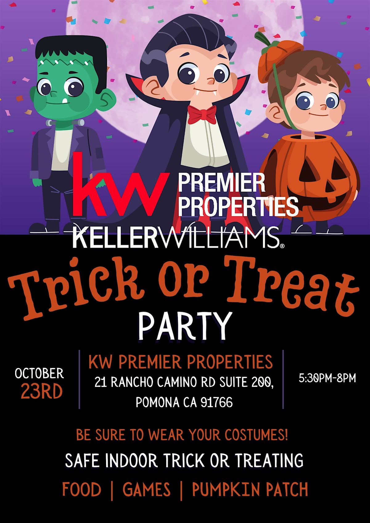 Keller Williams Premier Properties Trick or Treat Party