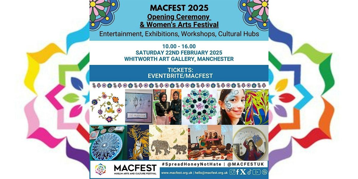 MACFEST 2025 Opening Ceremony : Food, Poetry, Art, Performance & Culture