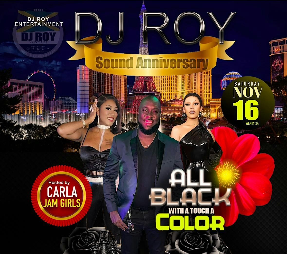 DJ ROY SOUND ANNIVERSARY All-BLACK TOUCH A COLOR