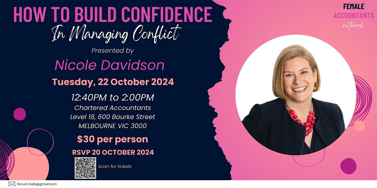 How to Build Confidence in Managing Conflict - Presented by Nicole Davidson