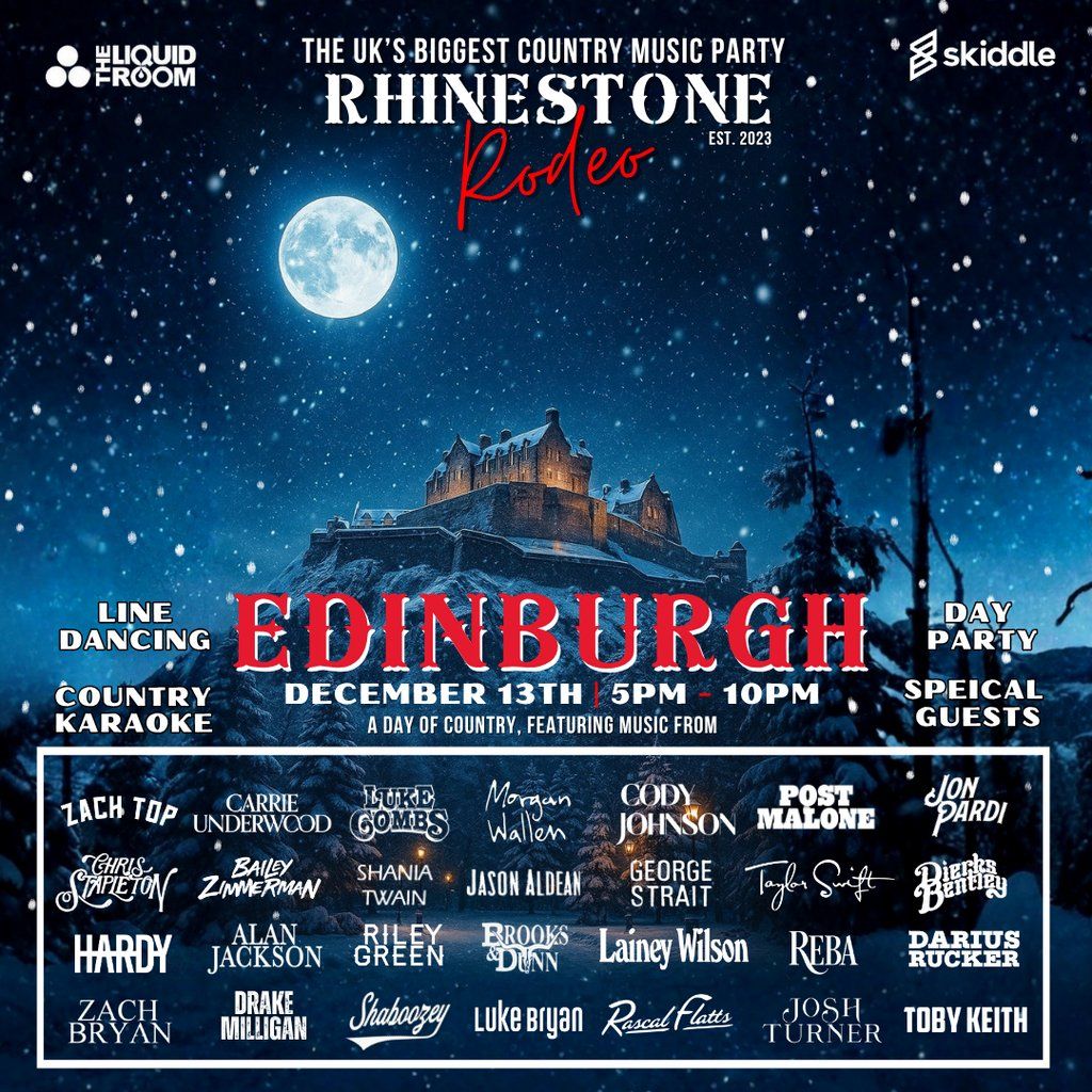 Rhinestone Rodeo: Edinburgh December 13th - Day Party