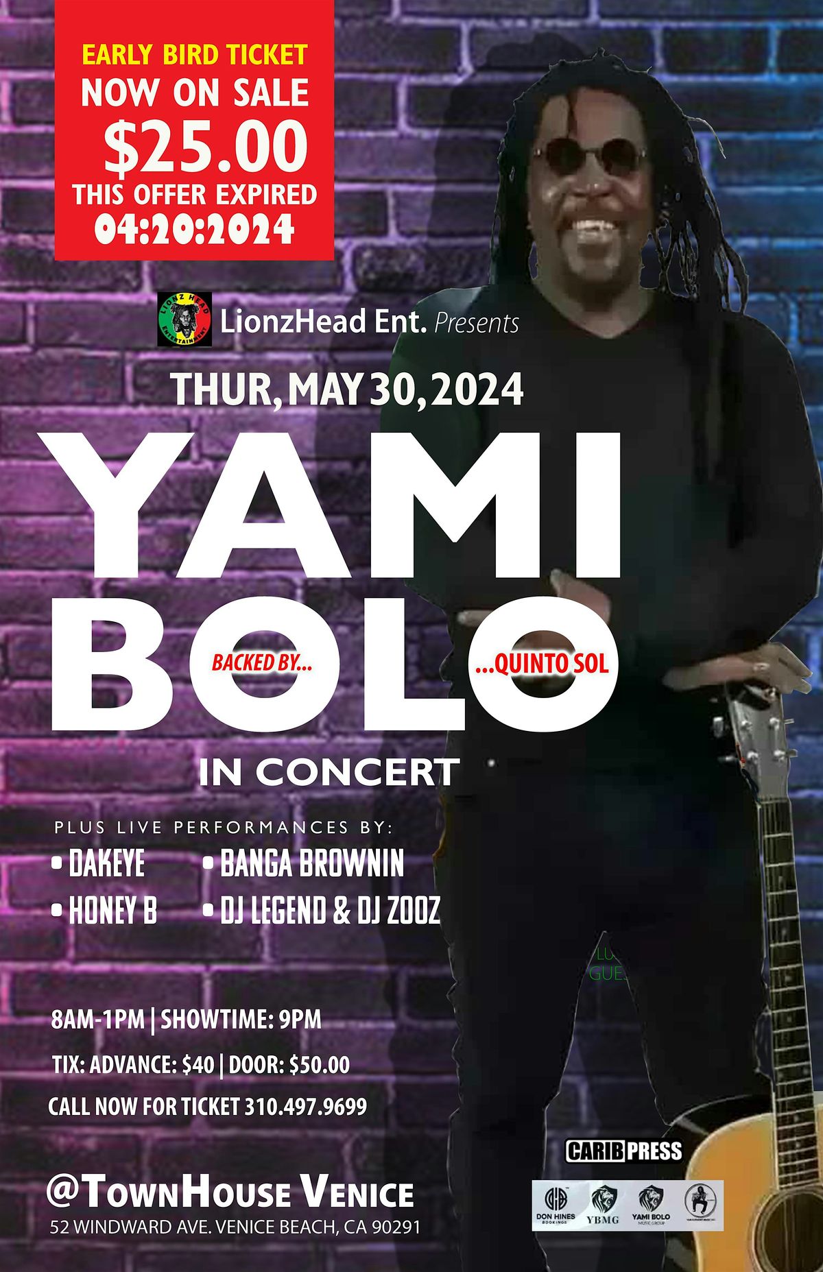Yami Bolo in Concert