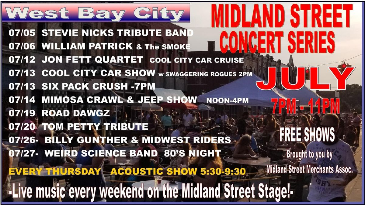 Midland Street Summer Concert Series in Bay City.